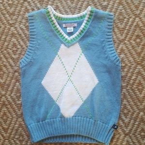 Boys Kitestrings Argyle Sweater Vest 4T